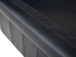 Sofa 3 personers CHESTERFIELD Ægte læder Sort