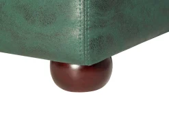 Sofa 3 personers CHESTERFIELD Kunstlæder Grøn