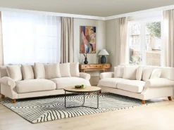 Sofa 2 personers EIKE Cremehvid