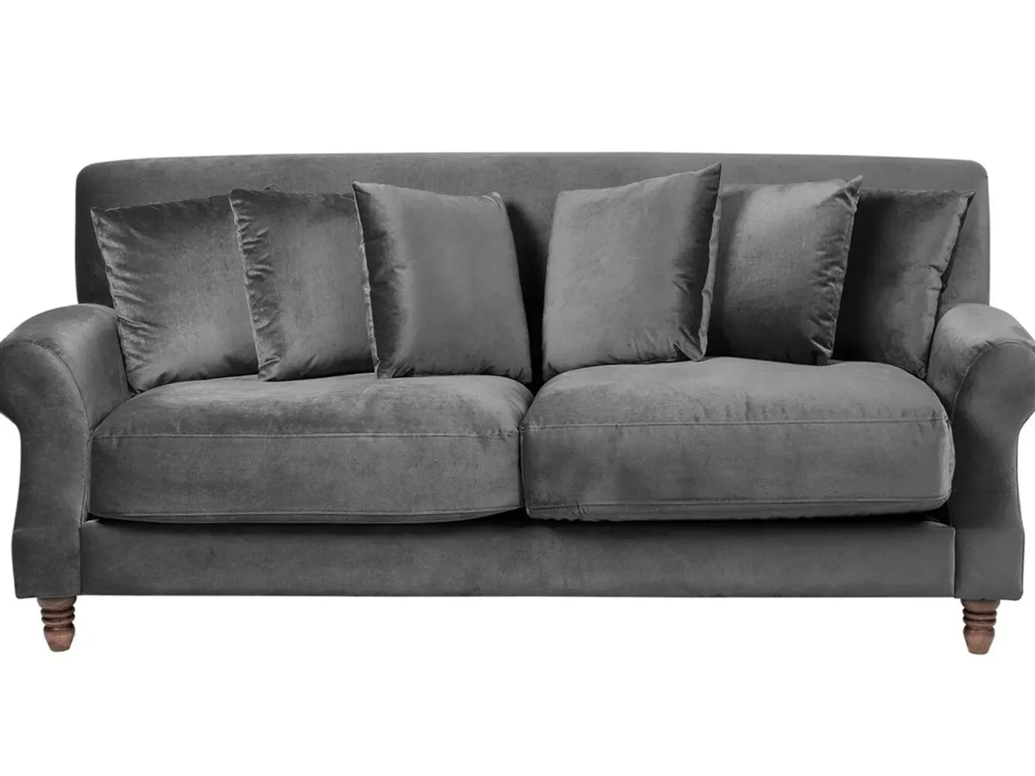 Sofa 2 personers EIKE Velour Grå