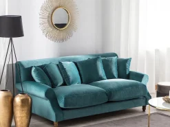 Sofa 2 personers EIKE Velour Blågrøn