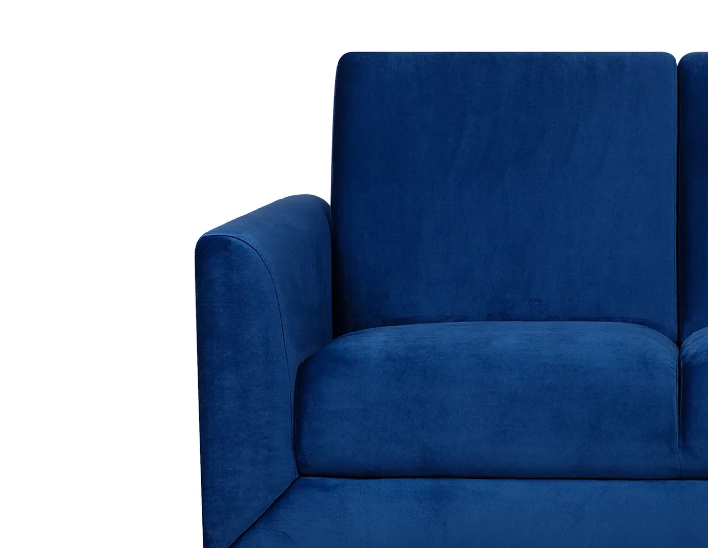 Sofa 2 personers FENES Velour Navy Blå