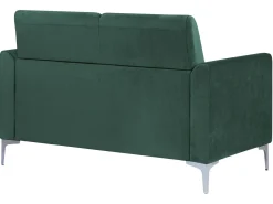 Sofa 2 personers FENES Velour Mørkegrøn