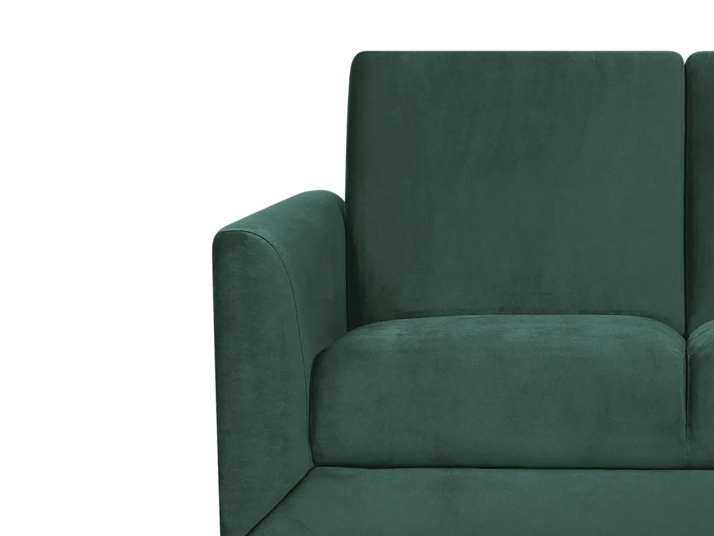 Sofa 2 personers FENES Velour Mørkegrøn