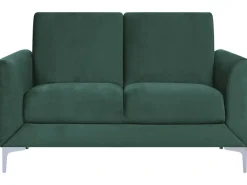 Sofa 2 personers FENES Velour Mørkegrøn