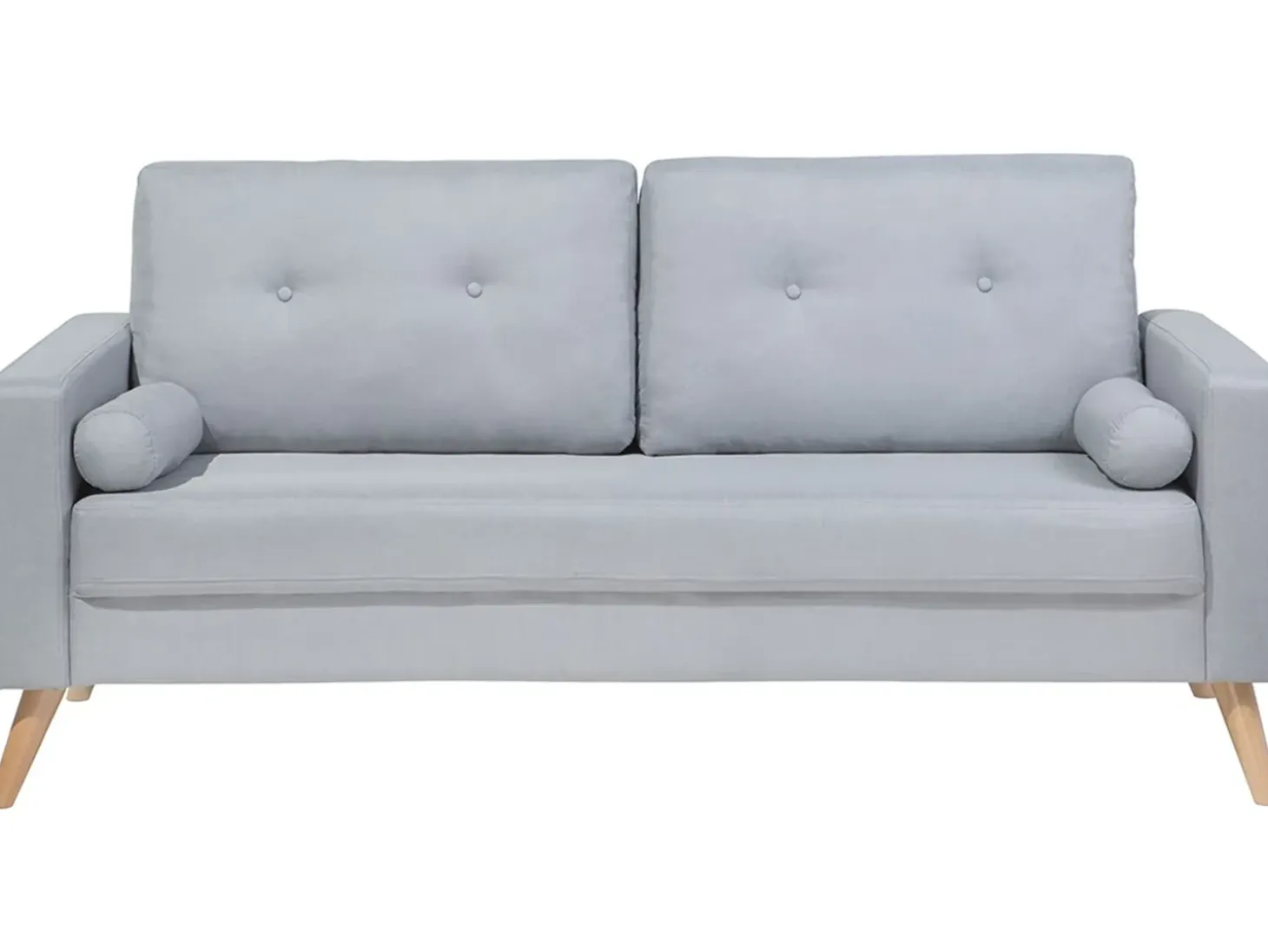 Sofa 2 personers KALMAR Lysegrå