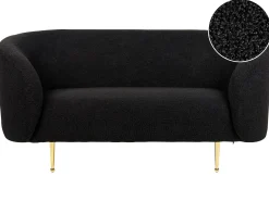 Sofa 2 personers LOEN Boucle Sort