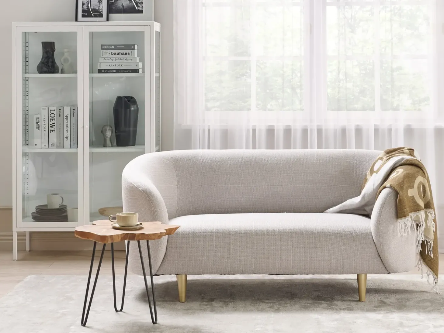 Sofa 2 personers LOEN Lys Beige