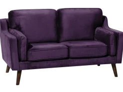 Sofa 2 personers LOKKA Velour Purpur
