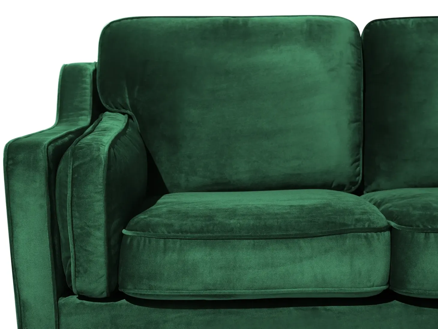 Sofa 2 personers LOKKA Velour Smaragdgrøn