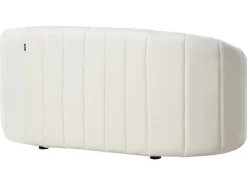 Sofa 2 personers MALUNG Velour Cremehvid