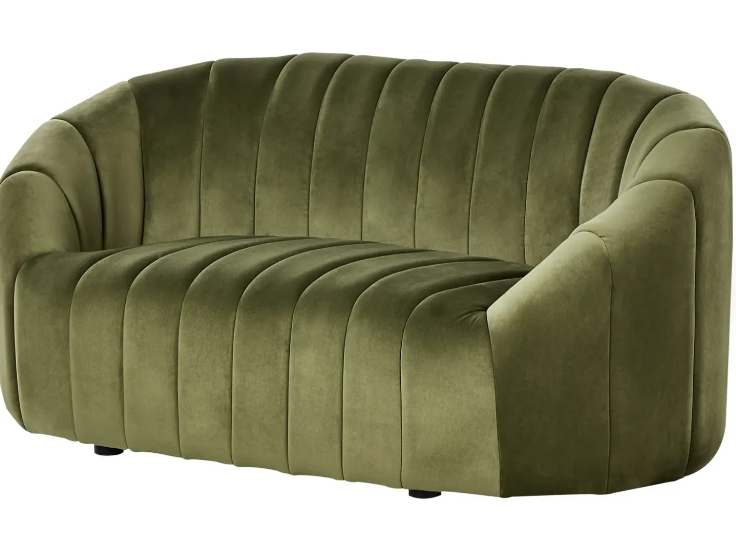 Sofa 2 personers MALUNG Velour Mørkegrøn