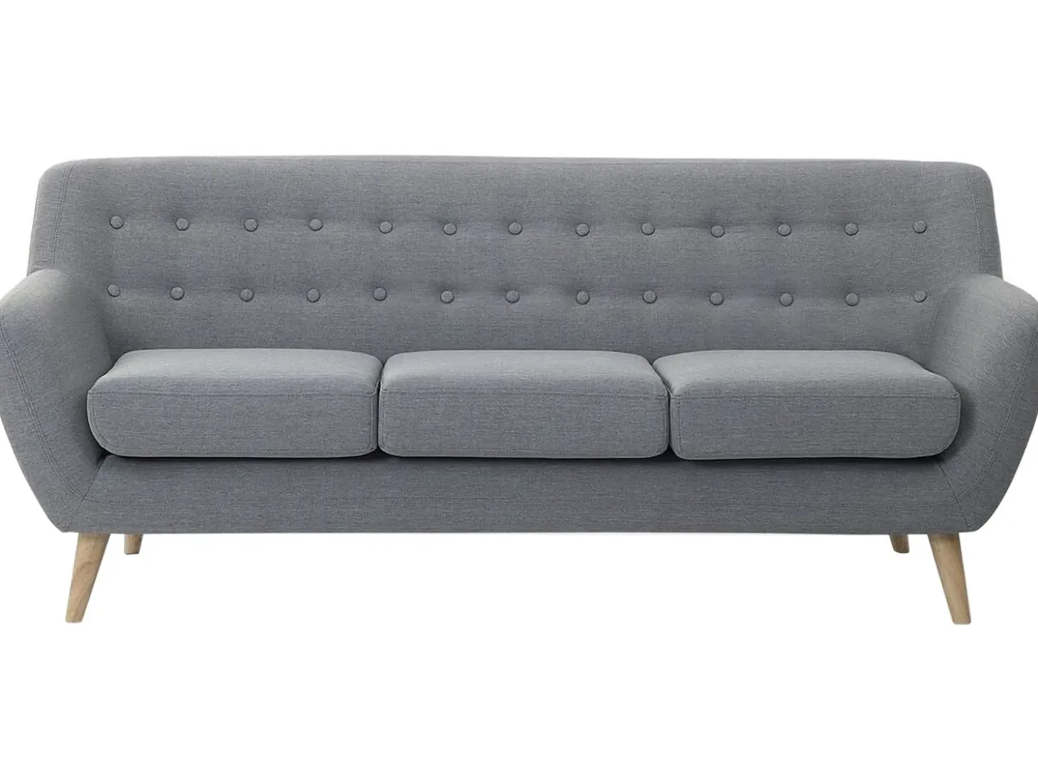 Sofa 3 personers MOTALA Lysegrå