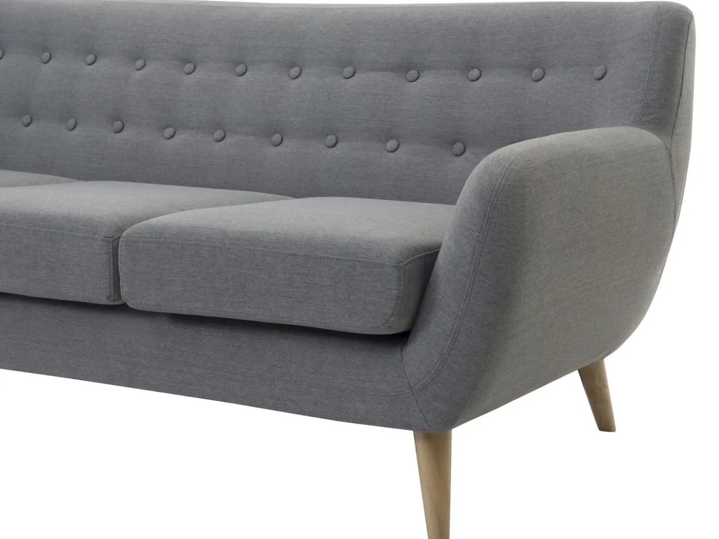 Sofa 3 personers MOTALA Lysegrå