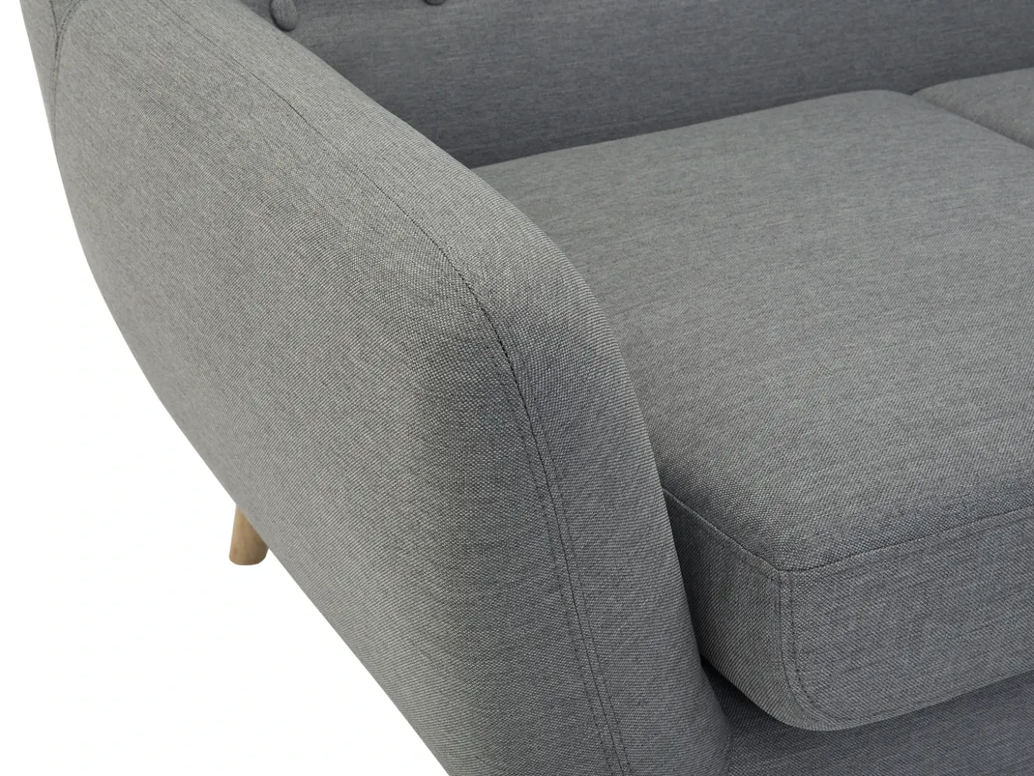 Sofa 3 personers MOTALA Lysegrå