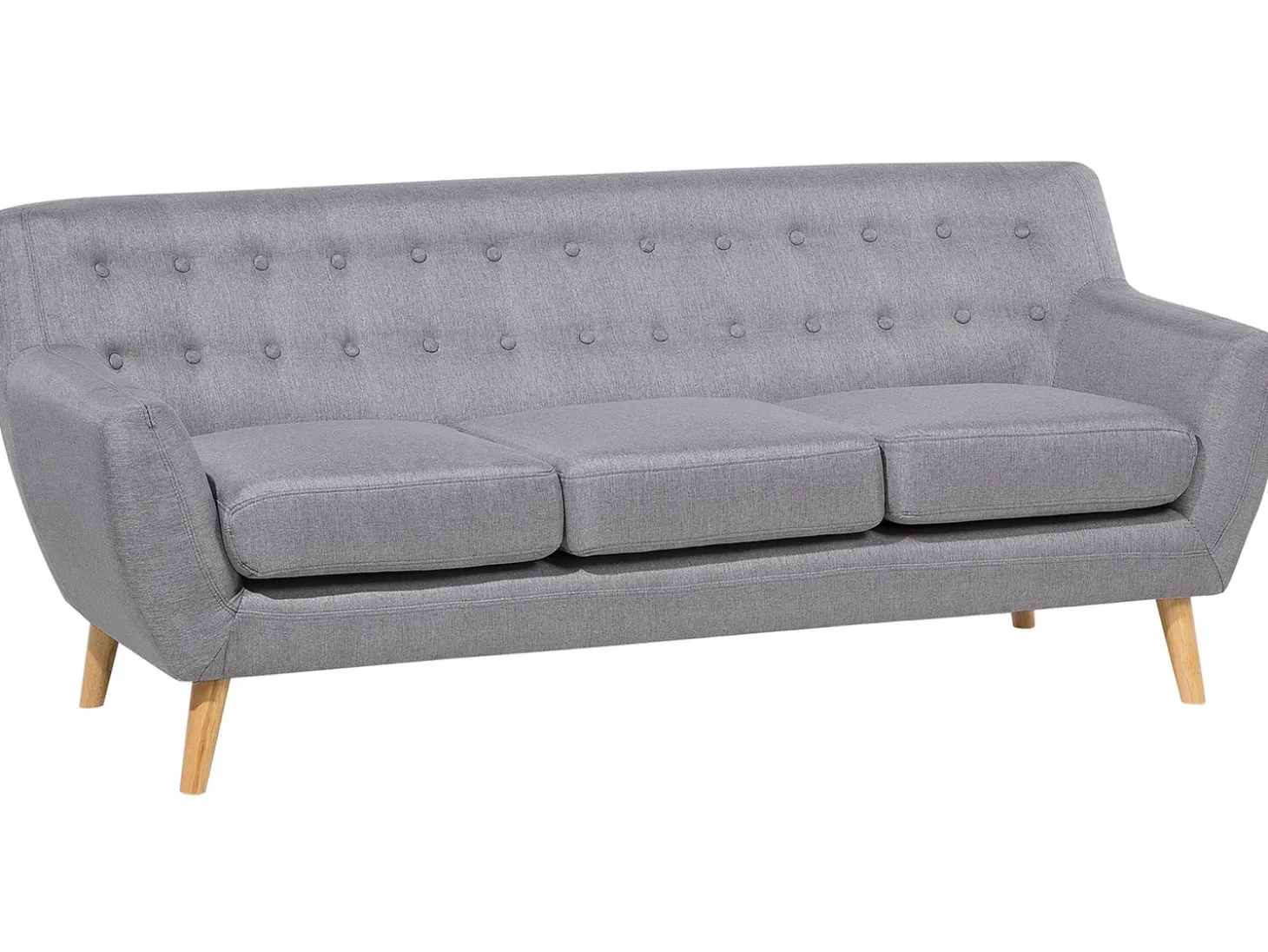 Sofa 3 personers MOTALA Lysegrå