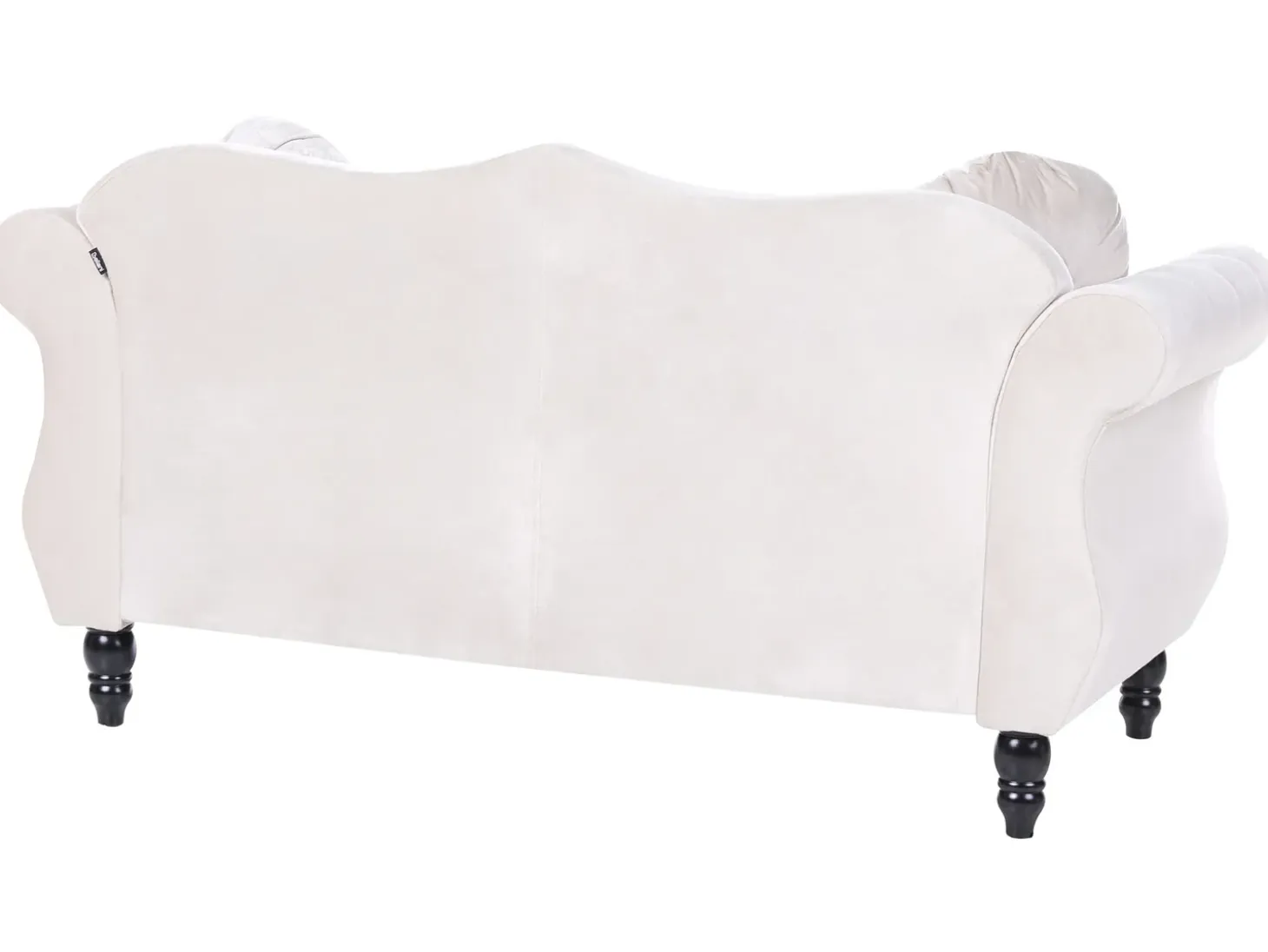 Sofa 2 personers SKIEN Velour Lys Beige