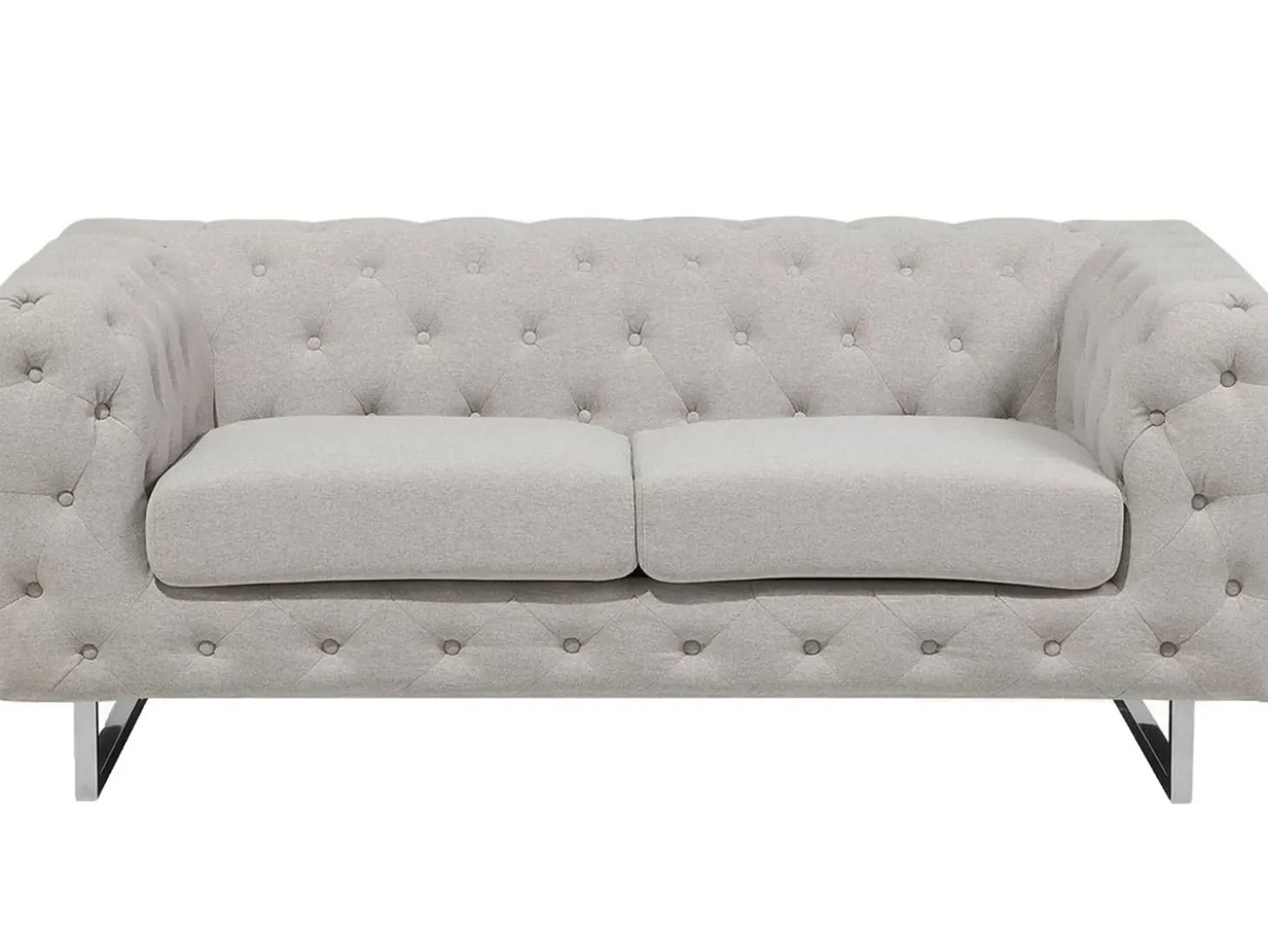 Sofa 2 personers VISSLAND Lys Beige