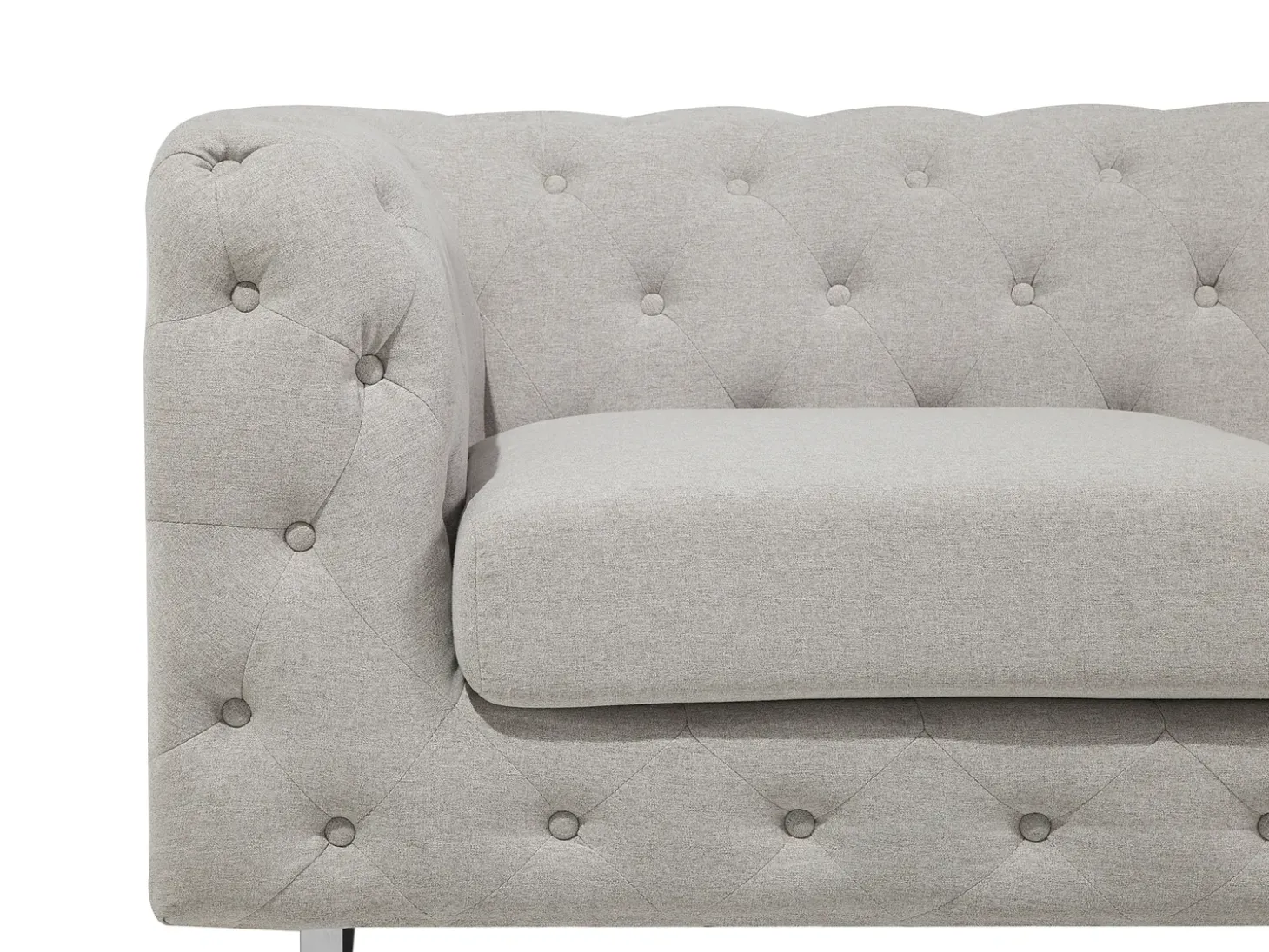 Sofa 2 personers VISSLAND Lys Beige