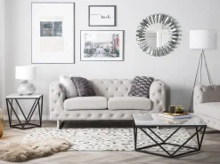 Sofa 2 personers VISSLAND Lys Beige