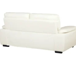 Sofa 3 personers VOGAR Kunstlæder Cremehvid