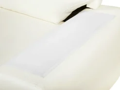 Sofa 3 personers VOGAR Kunstlæder Cremehvid