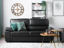 Sofa 3 personers VOGAR Kunstlæder Sort