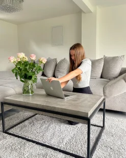 Sofabord ALTOS Grå betoneffekt