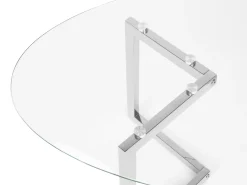 Sofabord FRESNO Glas Sølv