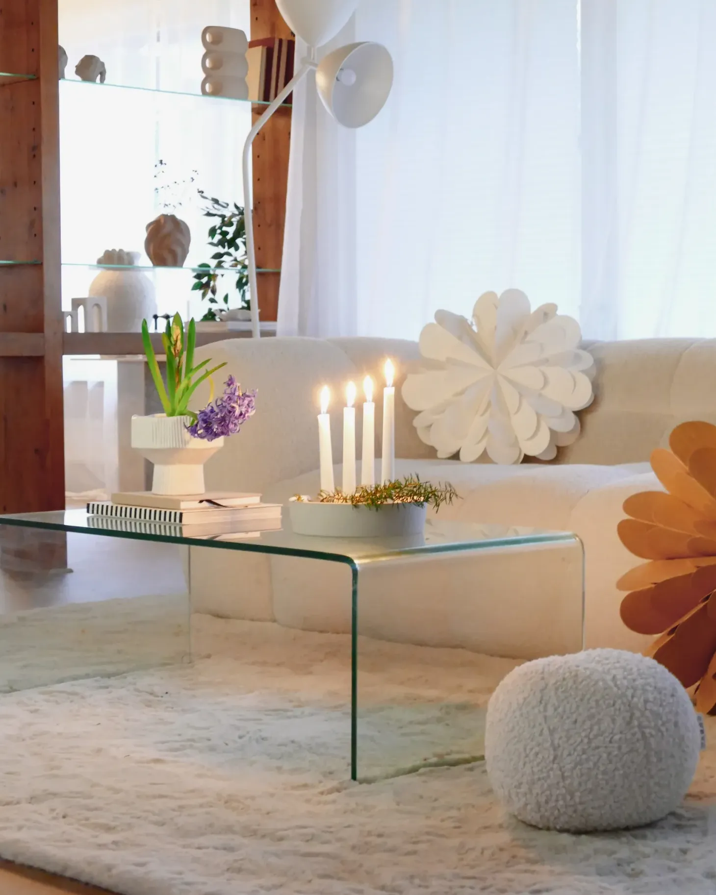 Sofabord KENDALL Hærdet glas Transparent