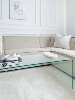 Sofabord KENDALL Hærdet glas Transparent