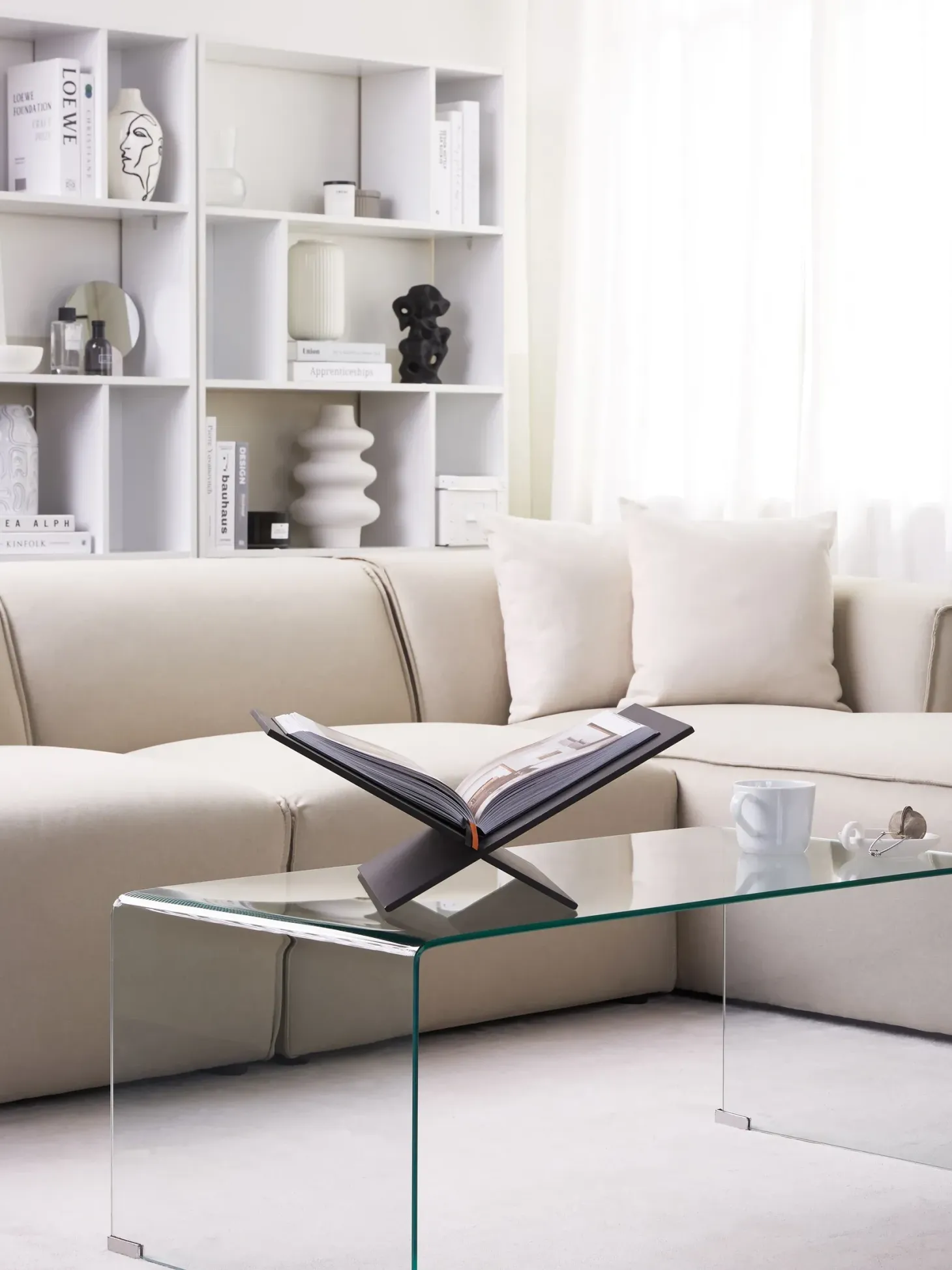 Sofabord KENDALL Hærdet glas Transparent