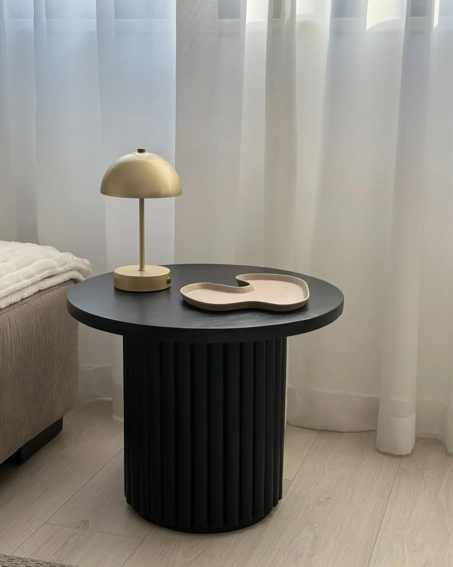 Sofabord LEMONT Mangotræ Sort
