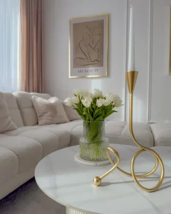 Sofabord LEONA Keramik Lys Beige