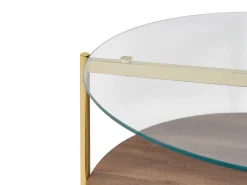 Sofabord LOVELL Hærdet glas Guld