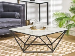 Sofabord MALIBU Hvid marmor