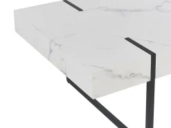 Sofabord MERCED Hvid marmor