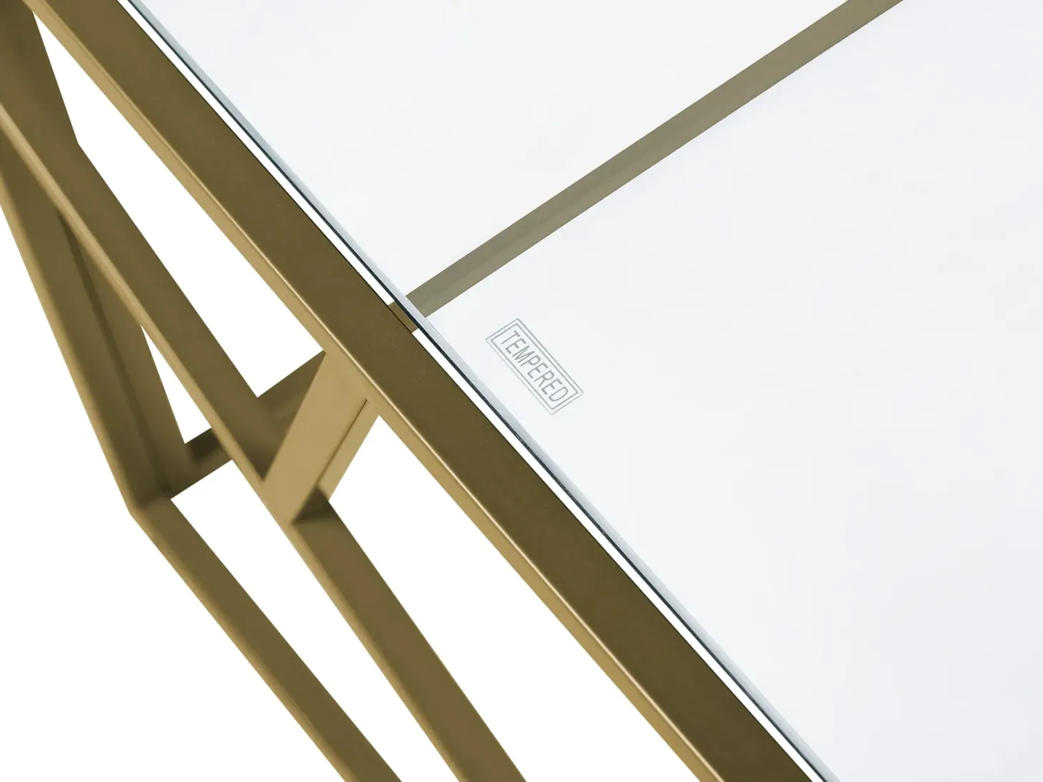 Sofabord ORLAND Glas Guld