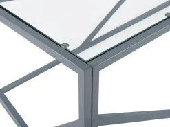 Sofabord ORLAND Glas Sølv