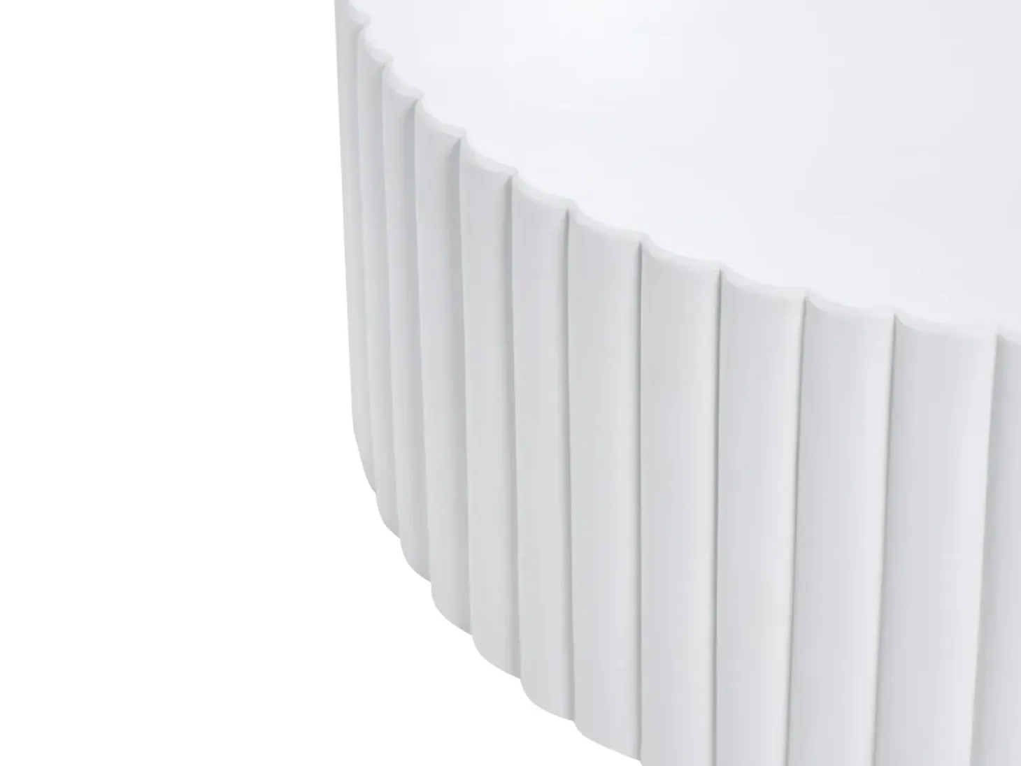 Sofabord POZZA 117 cm 117 cm Hvid