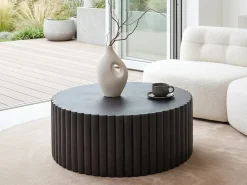 Sofabord POZZA 117 cm 117 cm Sort