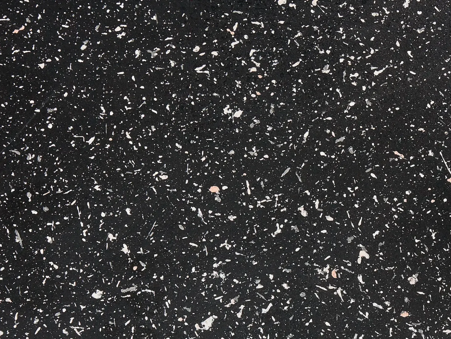 Sofabord POZZA II 106 cm 106 cm Terrazzo effekt Sort terrazzo