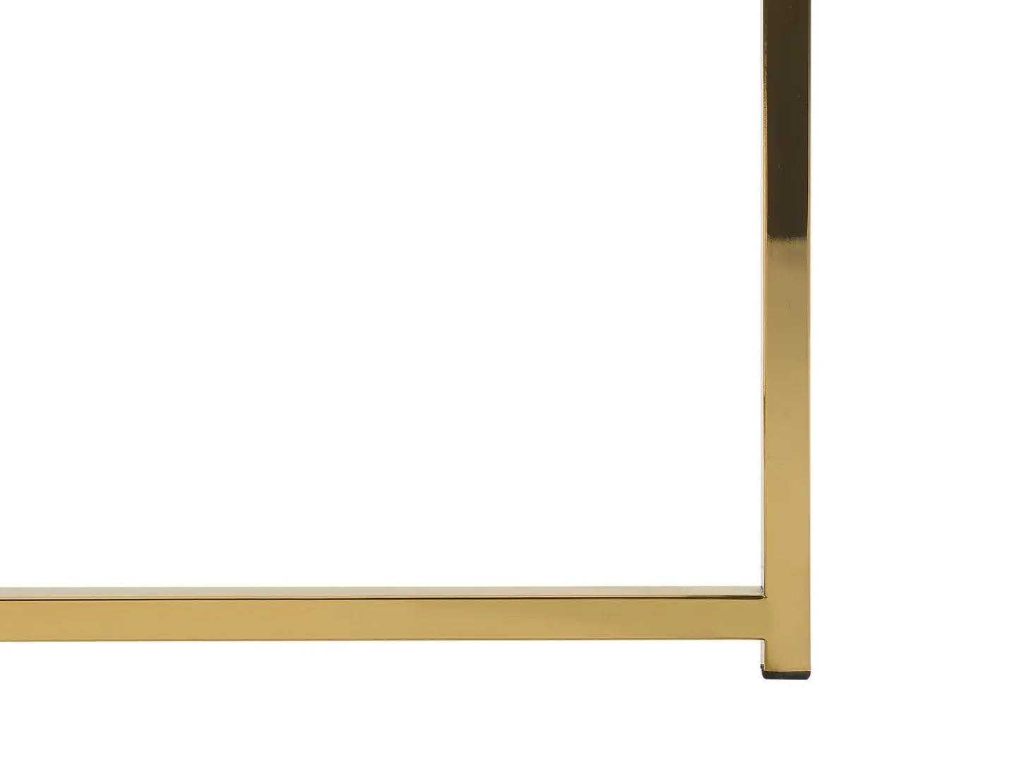 Sofabord QUINCY Hærdet glas Marmor/guld