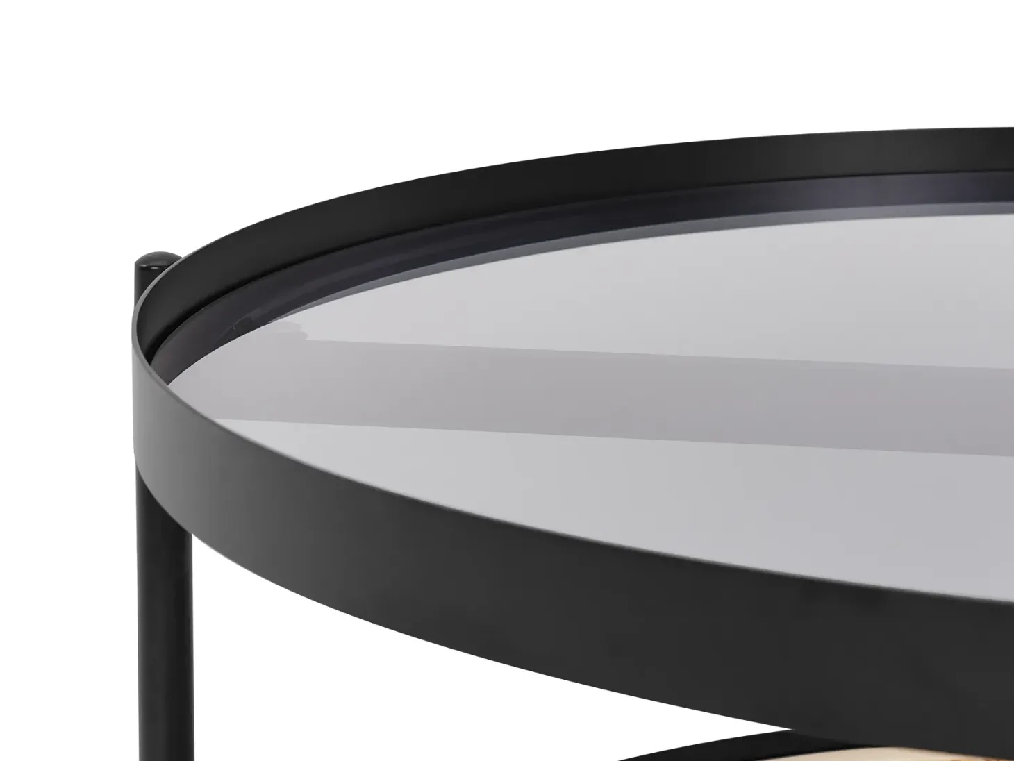 Sofabord RENO Hærdet glas Sort