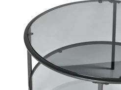 Sofabord TELLAKA Hærdet glas Sort
