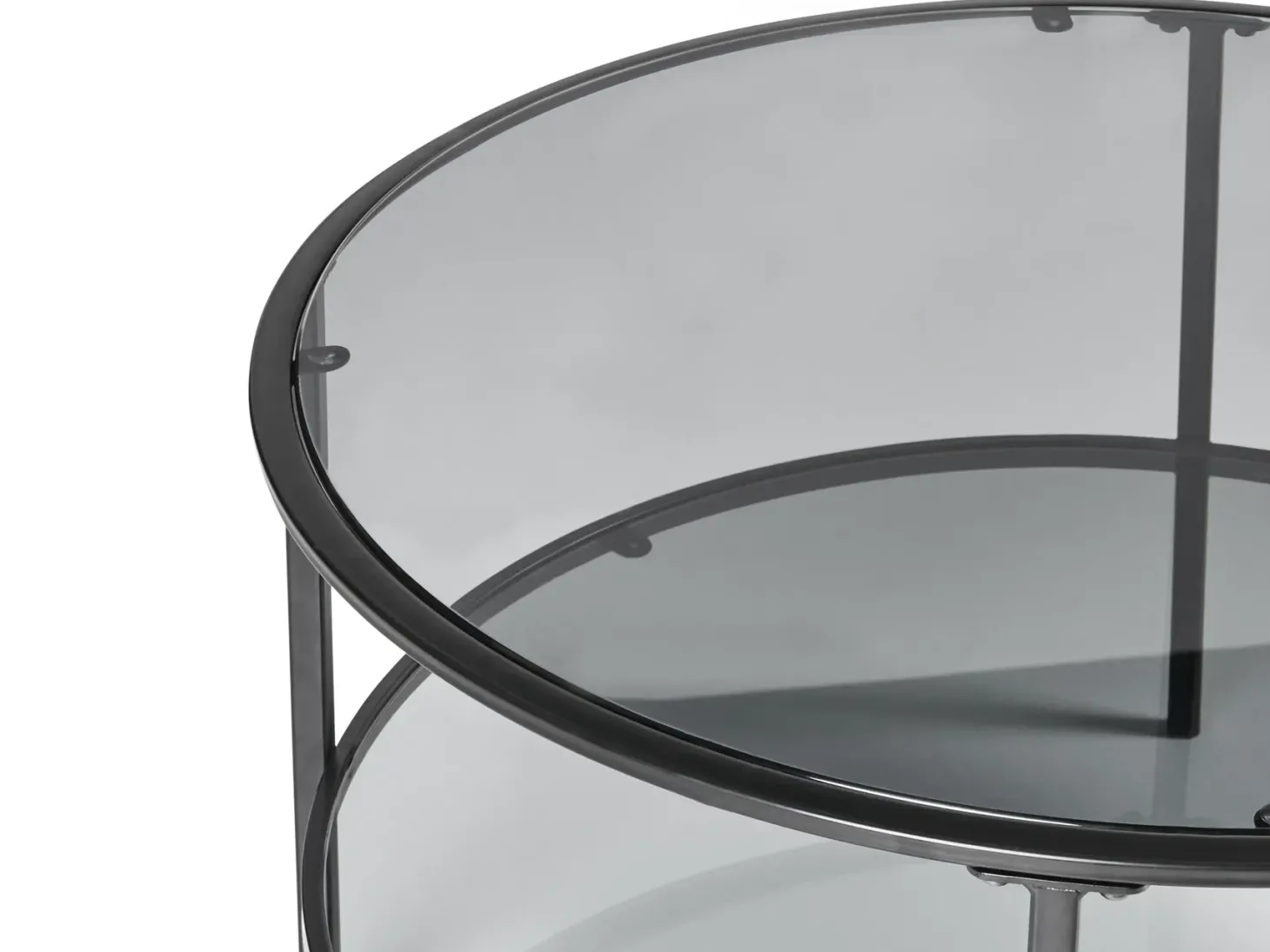 Sofabord TELLAKA Hærdet glas Sort