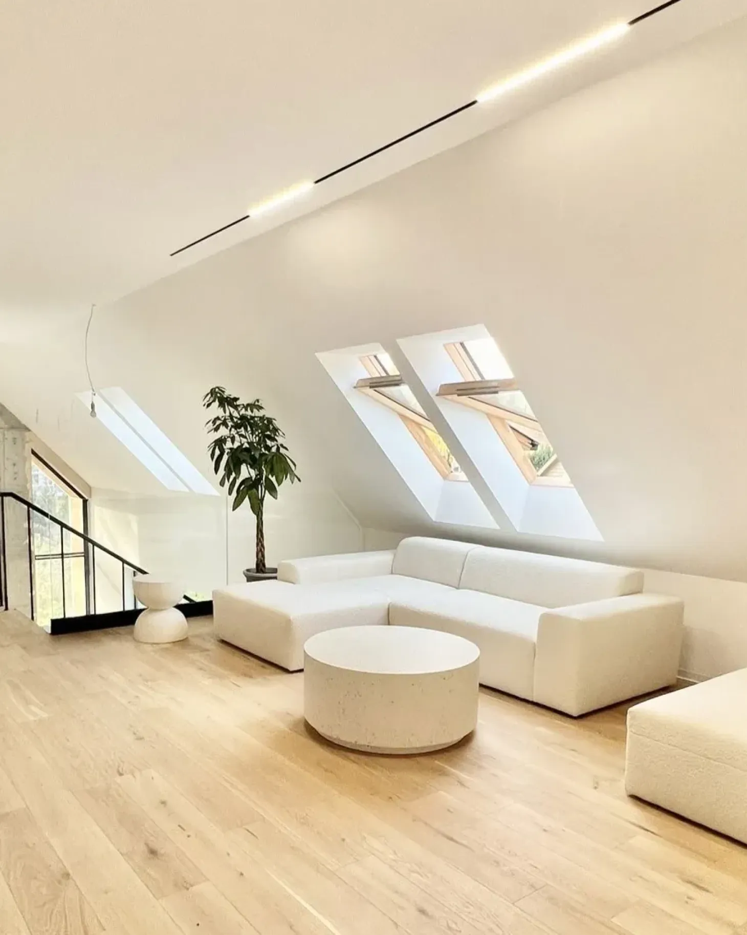 Sofabord TREZZO 90 cm 90 cm Terrazzo effekt Hvid terrazzo