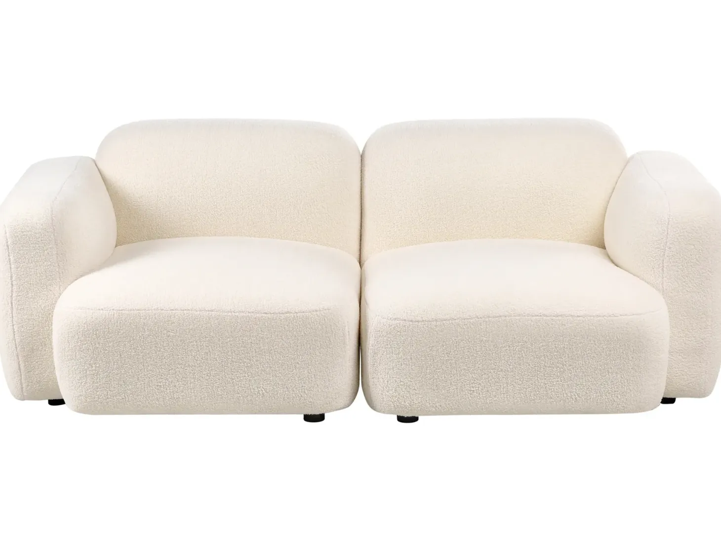 Sofa 3 personers AFOSS Boucle Cremehvid