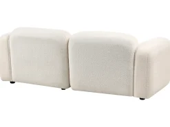 Sofa 3 personers AFOSS Boucle Cremehvid