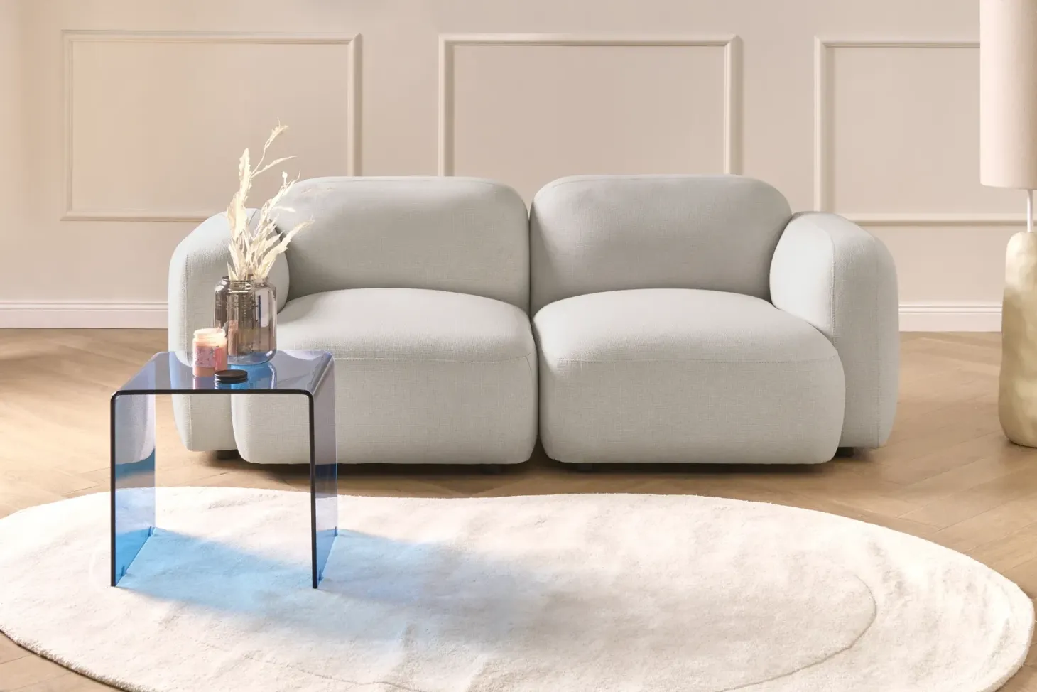 Sofa 3 personers AFOSS Lys Beige